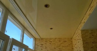 Натяжной потолок на балкон Усть-Джегута, цена 6132 руб.